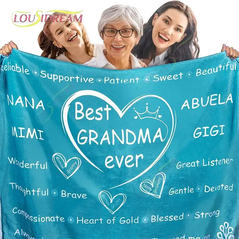 Gifts for Grandma from Grandkids,Grandma Birthday Gifts from Grandchildren Suitable for Living Room Bedroom Warm Blanket
Gifts for Grandma from Grandkids,Grandma Birthday Gifts from Grandchildren Suitable for Living Room Bedroom Warm Blanket