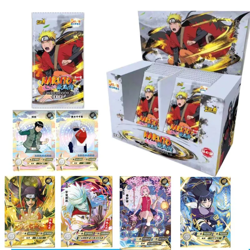 4BOX Naruto Wholesale Card Collection Card Box Playing Board Games Paper Toys For Kids Carte Anime figures Gift
4BOX Naruto Wholesale Card Collection Card Box Playing Board Games Paper Toys For Kids Carte Anime figures Gift