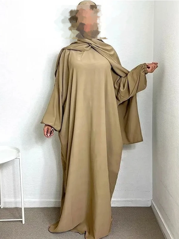 Ramadan Eid Muslim Hijab Dress Robes Musulmane Abaya Elegant Soft Islam Kaftans Abayas For Women Arab Worship Service Clothing
Ramadan Eid Muslim Hijab Dress Robes Musulmane Abaya Elegant Soft Islam Kaftans Abayas For Women Arab Worship Service Clothing