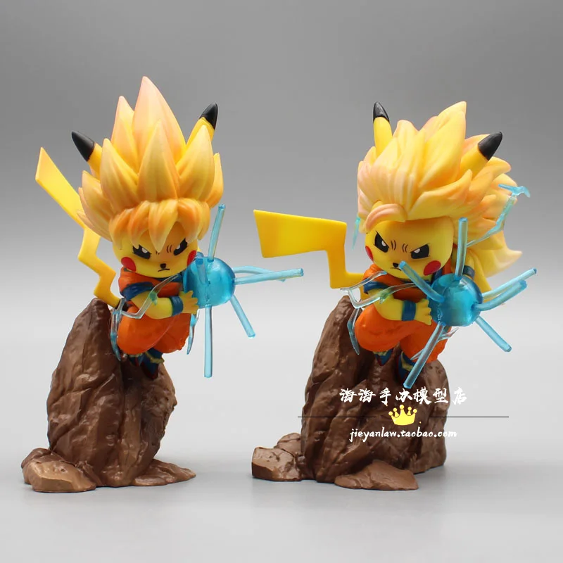 Pikachu Cos Dragon Ball Super Two Super Three Yellow Hair Super Saiyan Goku Gk Model Decoration
Pikachu Cos Dragon Ball Super Two Super Three Yellow Hair Super Saiyan Goku Gk Model Decoration