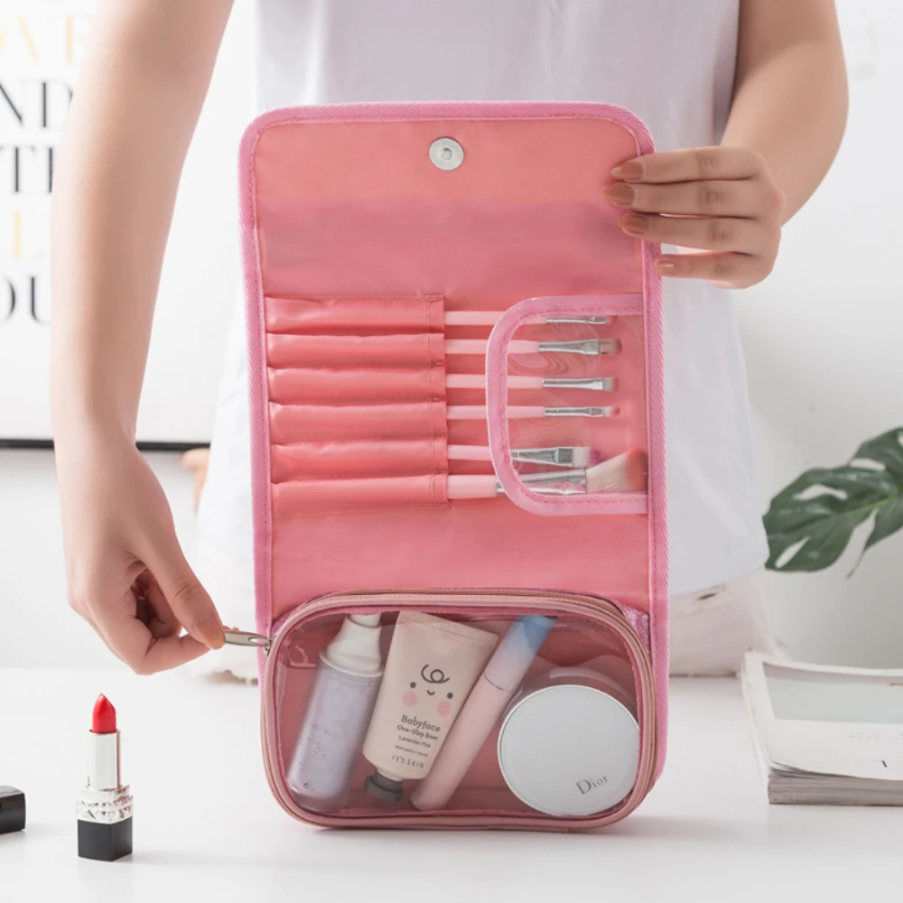 Новинка 2022, портативные косметички, сумка для мытья из ПВХ, водонепроницаемая косметичка с защелкой, складная дорожная сумка для хранения в ванной комнате
Новинка 2022, портативные косметички, сумка для мытья из ПВХ, водонепроницаемая косметичка с защелкой, складная дорожная сумка для хранения в ванной комнате