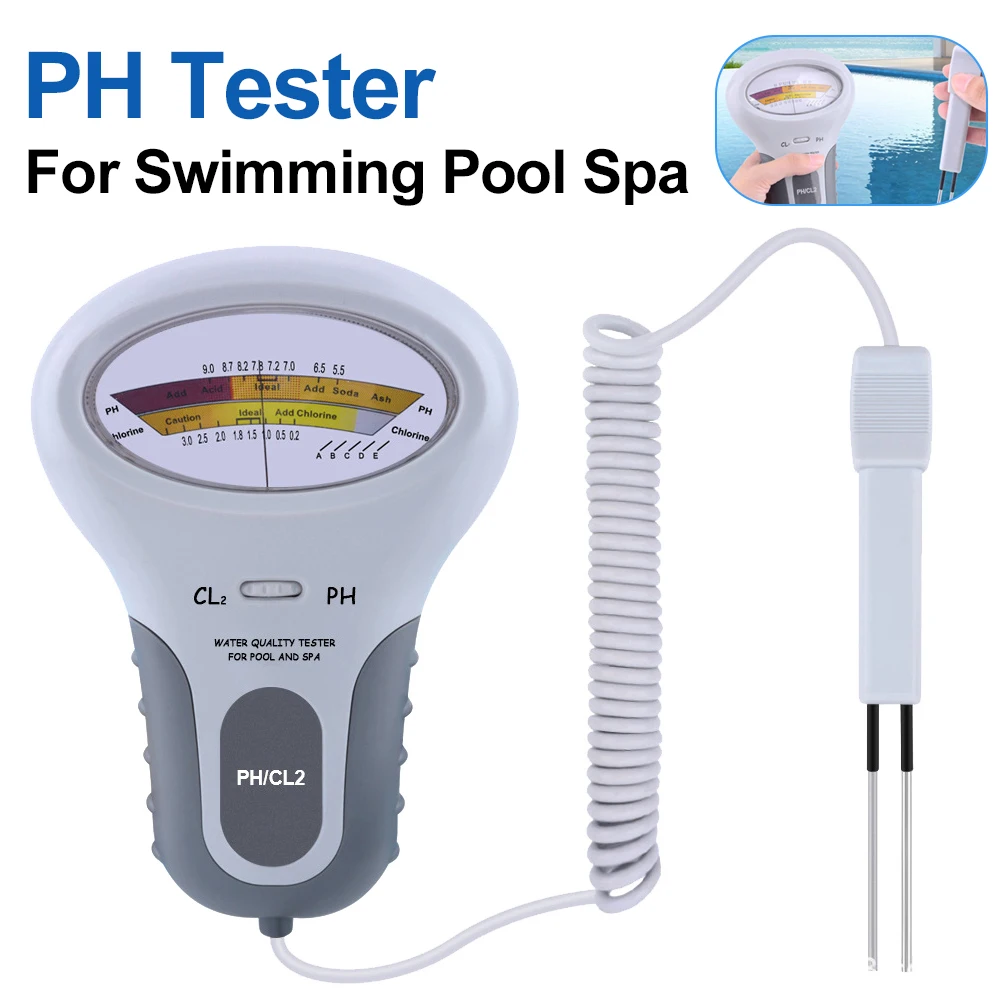 Chlorine Tester Meter Cl2 Device Water Spa Water Quality Monitor Chlorine For Swimming Testing Pool Level Meter
Chlorine Tester Meter Cl2 Device Water Spa Water Quality Monitor Chlorine For Swimming Testing Pool Level Meter