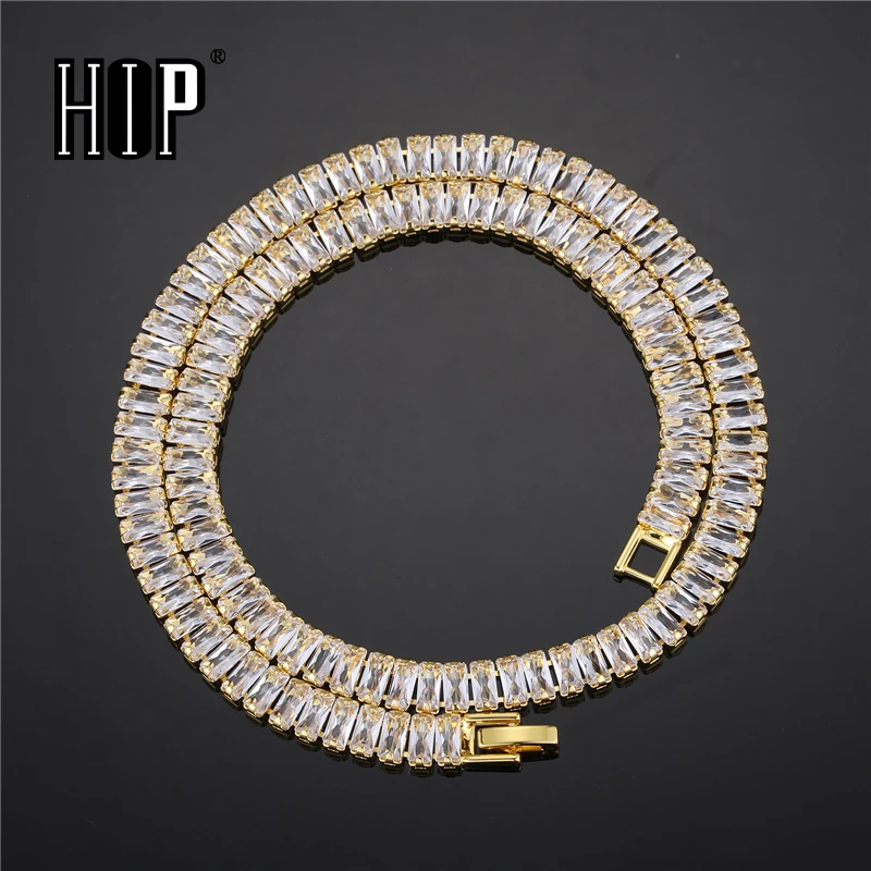 Hip Hop Iced Out Paved Rhinestones Baguette Cuban Prong Chain Rapper Necklaces Bracelets CZ Bling Bracelet For Men Women Jewelry
Hip Hop Iced Out Paved Rhinestones Baguette Cuban Prong Chain Rapper Necklaces Bracelets CZ Bling Bracelet For Men Women Jewelry