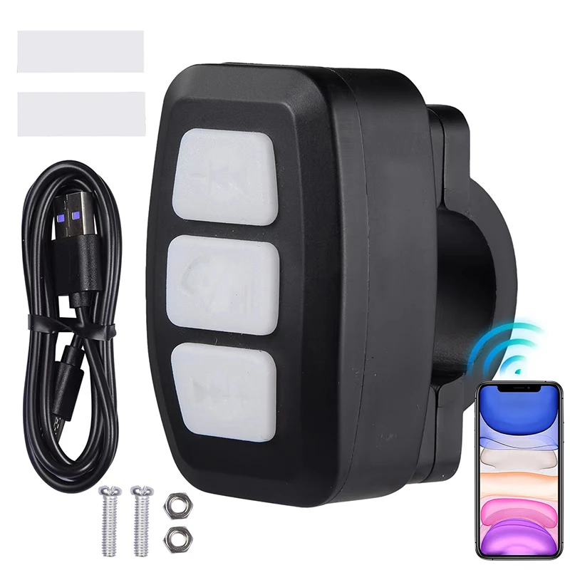 Автомобильный bluetooth-контроллер на руль, IPX6 
Автомобильный bluetooth-контроллер на руль, IPX6