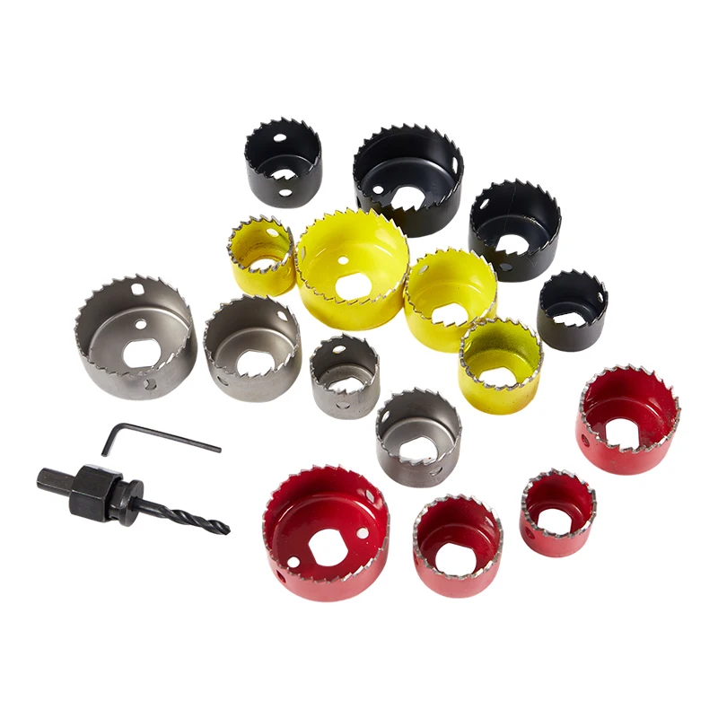 4Pcs/Set DIY Wook Hole Saw Drill Bit Set For PVC Wood Gypsum Board M42 Bimetal Hole Opener Set Woodworking Tools
4Pcs/Set DIY Wook Hole Saw Drill Bit Set For PVC Wood Gypsum Board M42 Bimetal Hole Opener Set Woodworking Tools