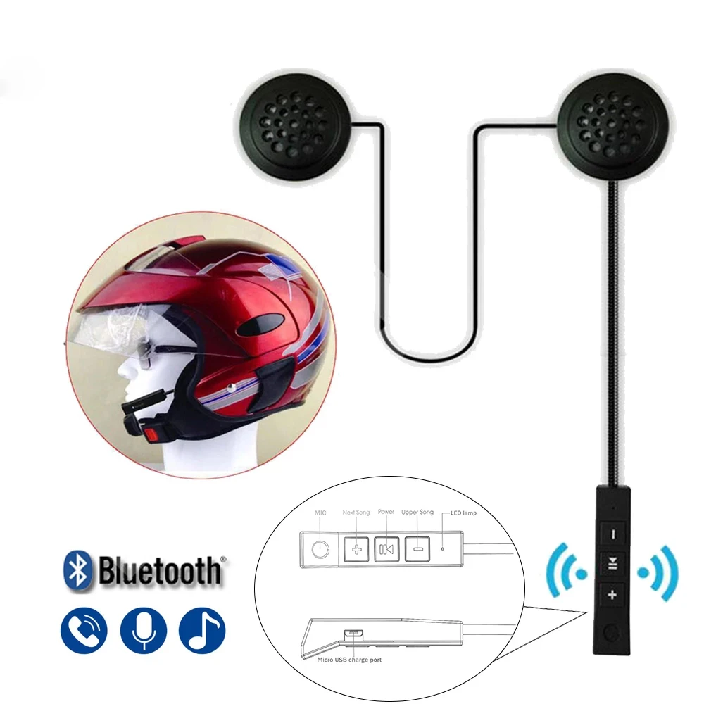 Motorcycle Helmet Intercom Wireless Bluetooth 4.1 Headphone Handsfree Headset Stereo Music Speaker Support Automatic motocross
Motorcycle Helmet Intercom Wireless Bluetooth 4.1 Headphone Handsfree Headset Stereo Music Speaker Support Automatic motocross