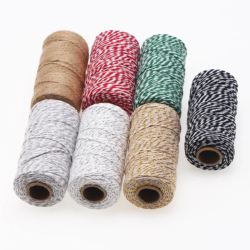 2mm 2ply Twine String Cotton Cords Rope ribbon For gift Craft baby shower wedding decoration mariage christmas home accessories
2mm 2ply Twine String Cotton Cords Rope ribbon For gift Craft baby shower wedding decoration mariage christmas home accessories