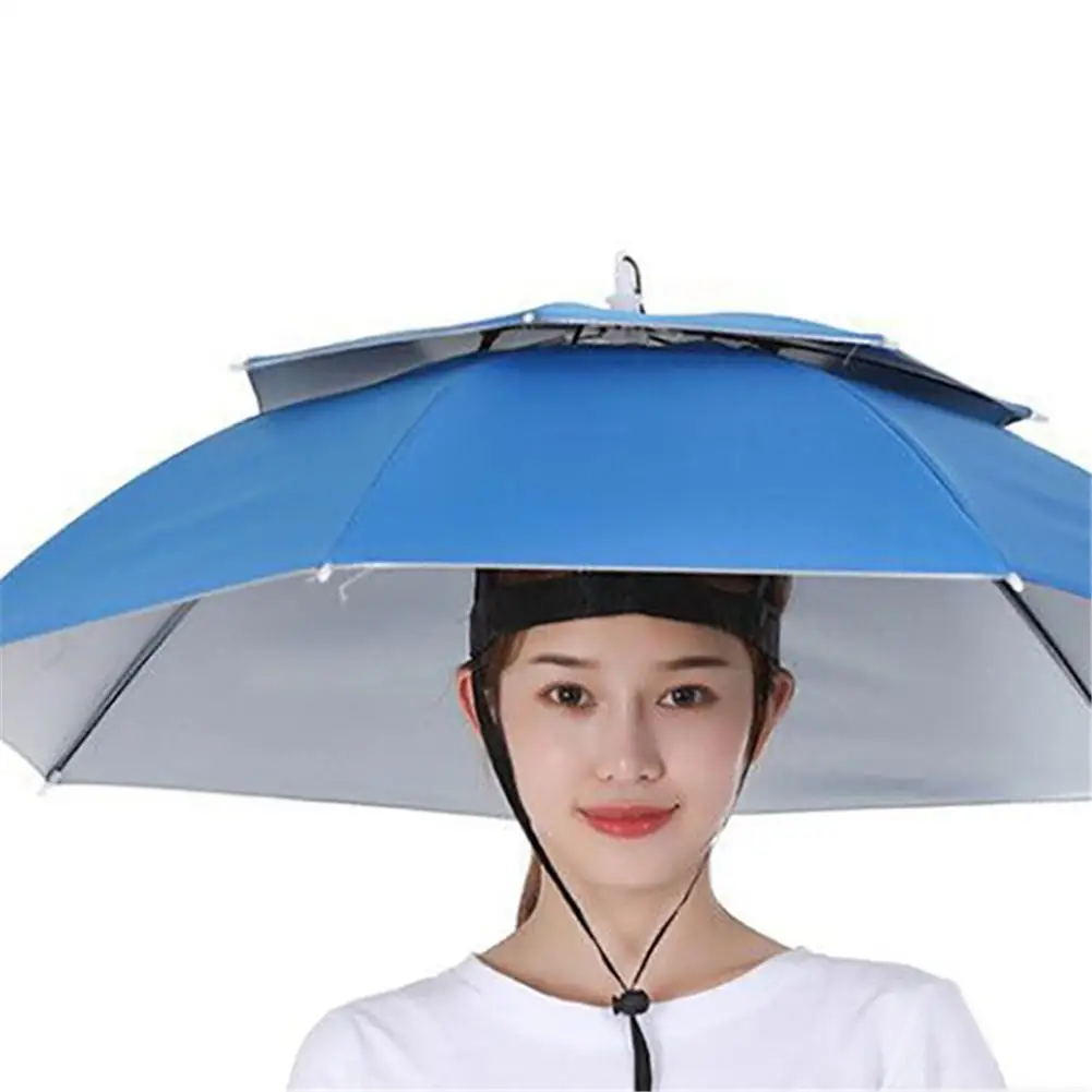 Double-layer Hat Umbrella Anti-ultraviolet Sunscreen Cap Fishing Parasol Breathable Anti-rain Umbrella Cap
Double-layer Hat Umbrella Anti-ultraviolet Sunscreen Cap Fishing Parasol Breathable Anti-rain Umbrella Cap