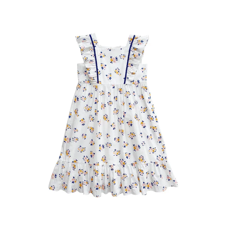 EnkeliBB Brand Designer Kids Girls Summer Dresses White Floral Pattern Ruffle Sleeve Long Style Dress
EnkeliBB Brand Designer Kids Girls Summer Dresses White Floral Pattern Ruffle Sleeve Long Style Dress