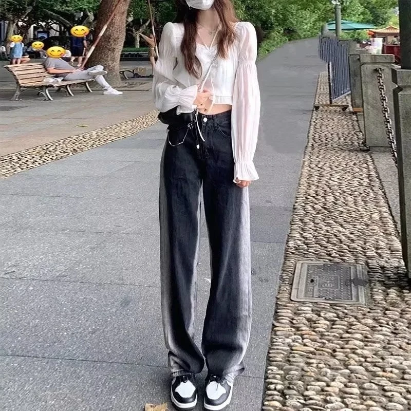 Y2K Jeans Women Korean Fashion Patchwork Japanese Denim Trousers Woman Harajuku Streetwear Goth Ripped Vintage Pants Clothes
Y2K Jeans Women Korean Fashion Patchwork Japanese Denim Trousers Woman Harajuku Streetwear Goth Ripped Vintage Pants Clothes