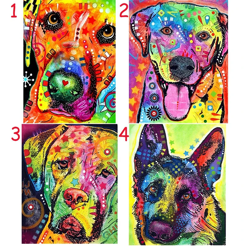 5D Full Round Colorful Dog Diamond Painting DIY Art Mosaic Pattern Rhinestone Embroidery Cross Stitch Kit Animal Home Decor Gift
5D Full Round Colorful Dog Diamond Painting DIY Art Mosaic Pattern Rhinestone Embroidery Cross Stitch Kit Animal Home Decor Gift