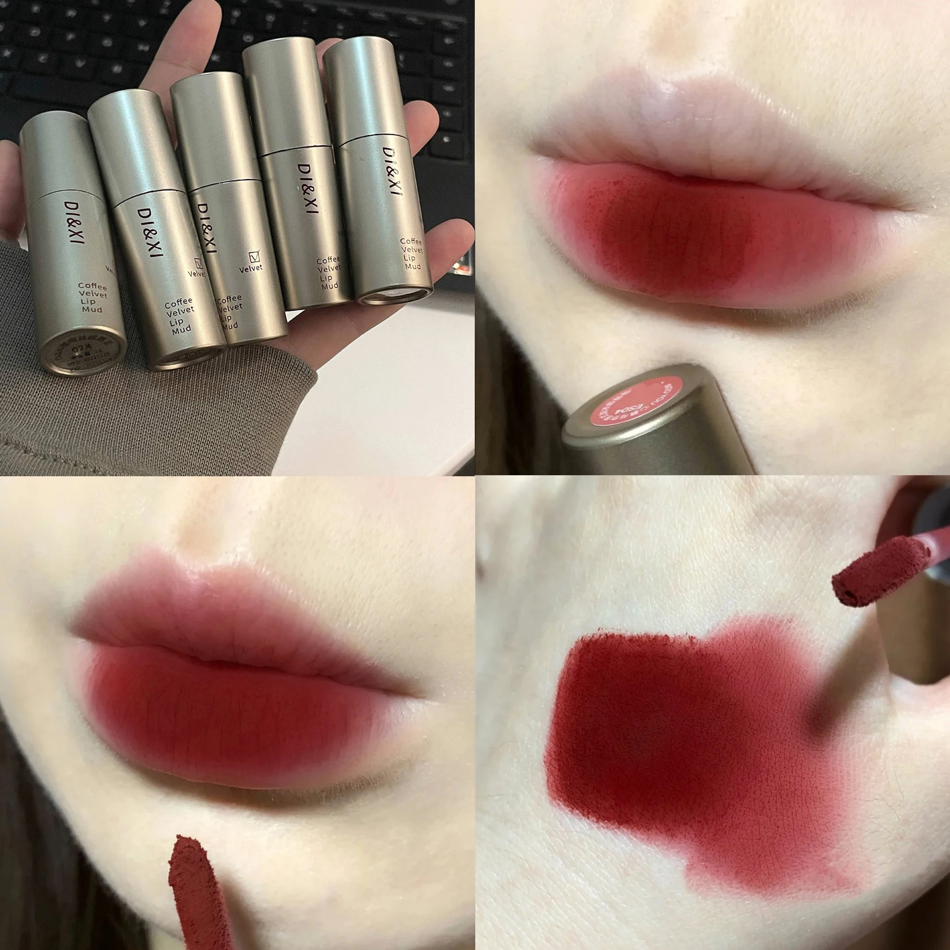 Velvet Matte Lipstick Liquid Lip Gloss Coffee Waterproof 24 Hours Long Lasting Women Red Brown Lip Tint Beauty Makeup Cosmetic
Velvet Matte Lipstick Liquid Lip Gloss Coffee Waterproof 24 Hours Long Lasting Women Red Brown Lip Tint Beauty Makeup Cosmetic