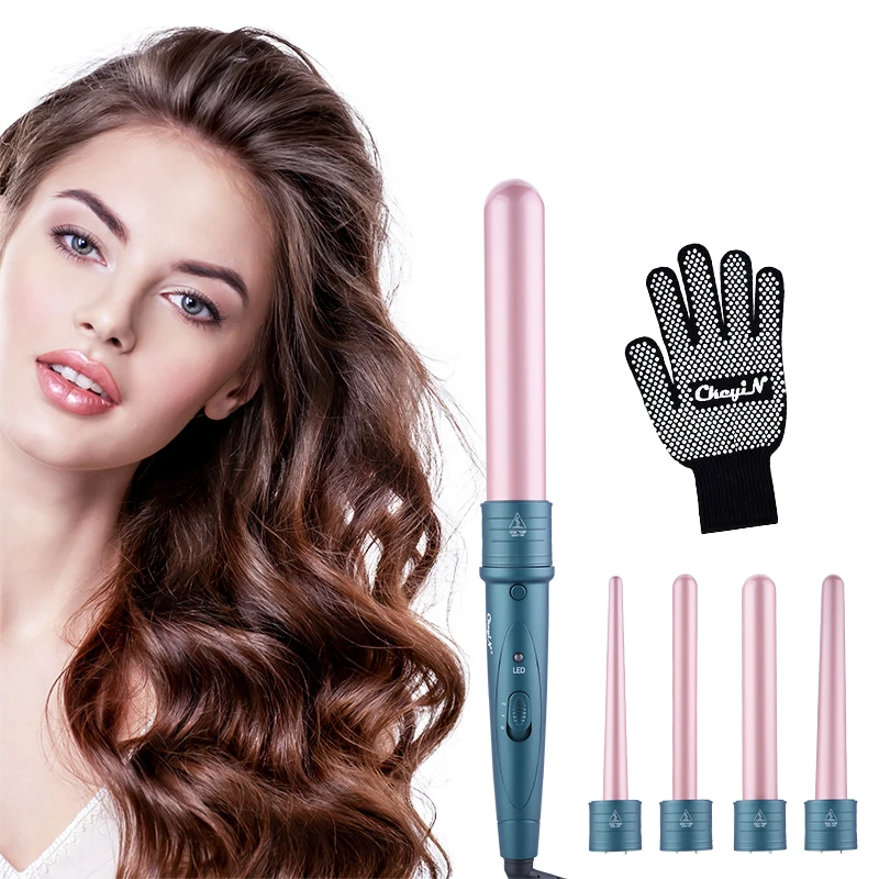 Dual Voltage Hair Curling Iron Wand Professional Interchangeable Barrel Hair Curler Tourmaline Ceramic Hair Roller Curling Tool
Dual Voltage Hair Curling Iron Wand Professional Interchangeable Barrel Hair Curler Tourmaline Ceramic Hair Roller Curling Tool