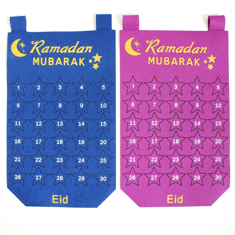 1PC Countdown Felt Calendar Eid Mubarak Decorations For Home Islamic Muslim Party Decor Ramadan Kareem Eid Al Adha Kid Gifts
1PC Countdown Felt Calendar Eid Mubarak Decorations For Home Islamic Muslim Party Decor Ramadan Kareem Eid Al Adha Kid Gifts