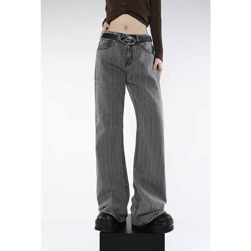 2023 Hot sale Vintage Grey Micro Flare Women's Jeans American Streetwear Y2K Straight High Waisted Jeans Pants Female Wide Leg D
2023 Hot sale Vintage Grey Micro Flare Women's Jeans American Streetwear Y2K Straight High Waisted Jeans Pants Female Wide Leg D
