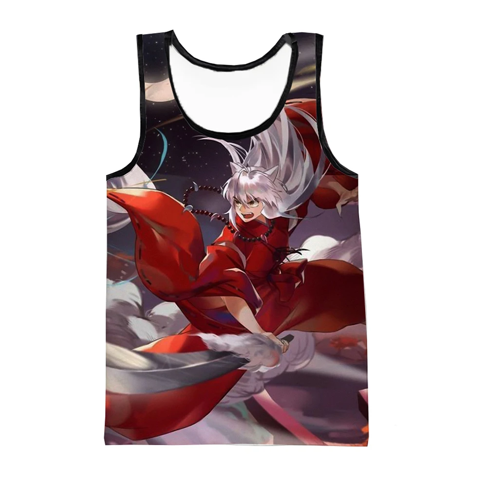 New Anime Inuyasha 3D Print Men Tank Tops Summer Fashion Casual Sleeveless Oversized Vest Clothing Boy Girl Cool Streetwear
New Anime Inuyasha 3D Print Men Tank Tops Summer Fashion Casual Sleeveless Oversized Vest Clothing Boy Girl Cool Streetwear