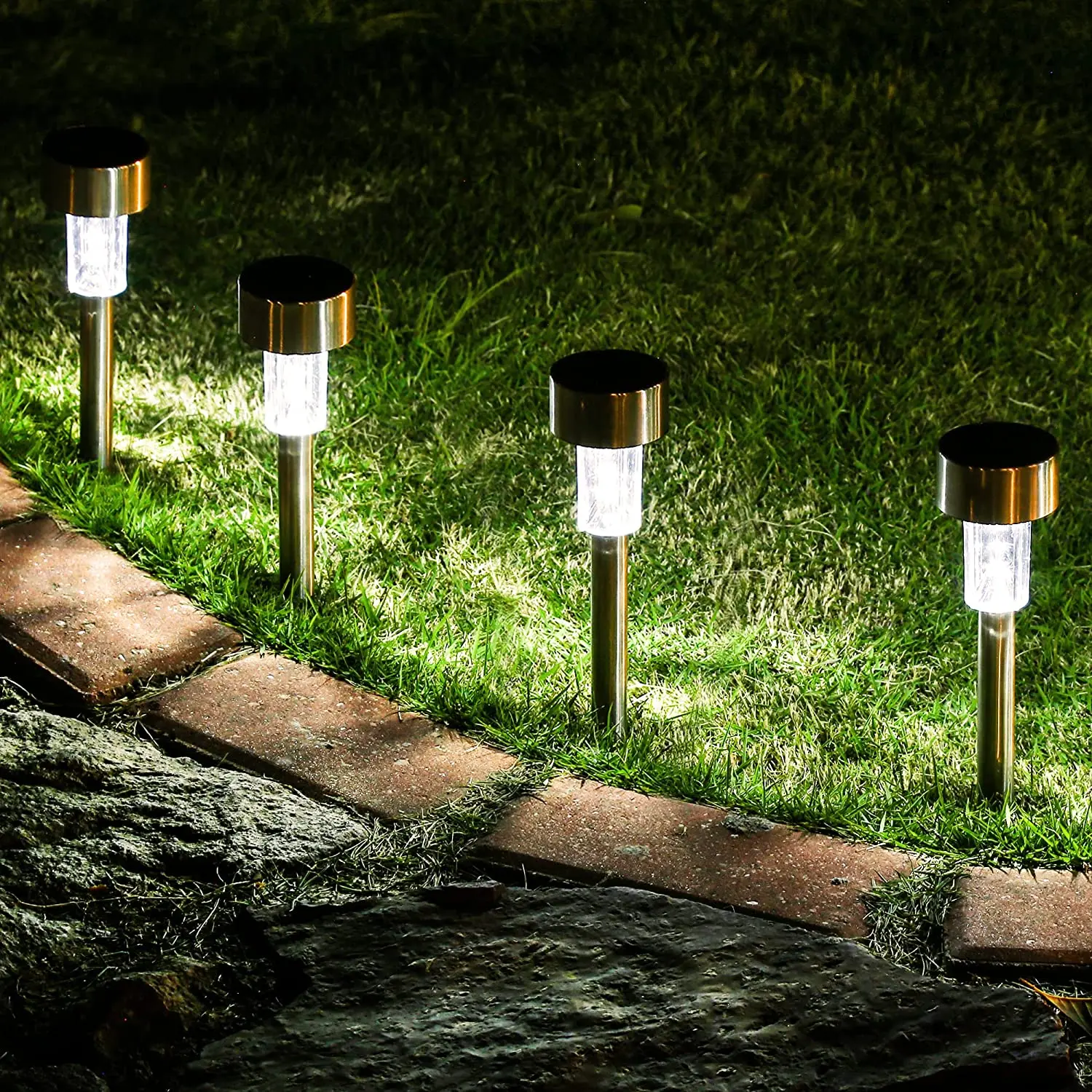 LED Solar Pathway Light Stainless Steel Waterproof Garden Light Outdoor Solar Landscape Lights for Patio Yard Lawn Decoration
LED Solar Pathway Light Stainless Steel Waterproof Garden Light Outdoor Solar Landscape Lights for Patio Yard Lawn Decoration