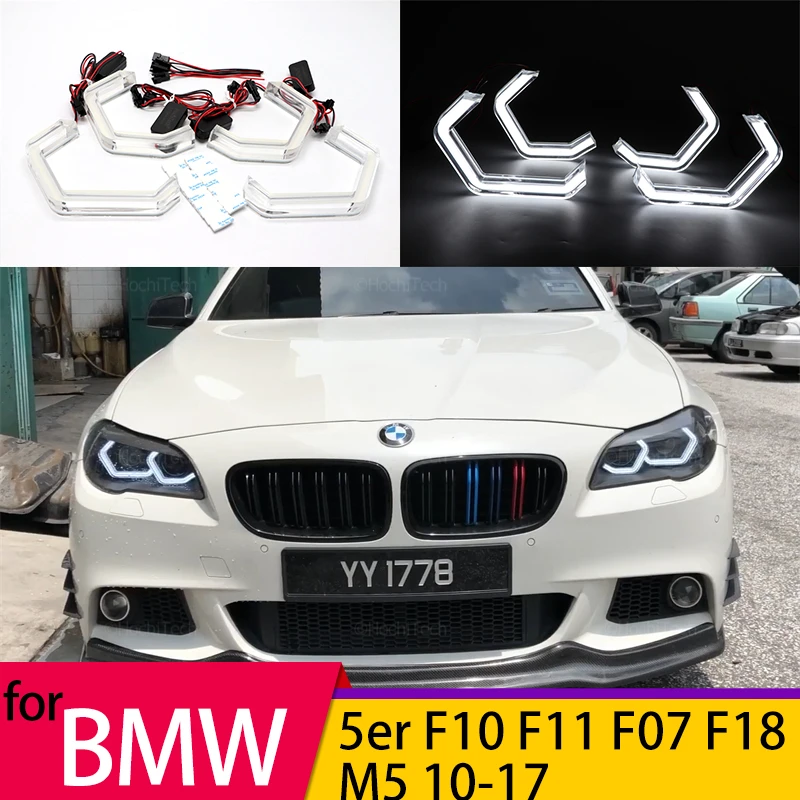 

M4 Iconic Style LED Crystal Angel Eye Kit Eyes Kits for BMW 5 series F10 F11 F07 F18 520i 523i 528i 530i 535i 550i M5 518d 10-17