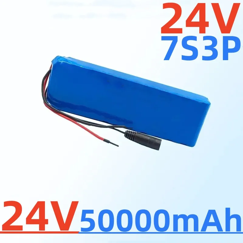 Batería de 24V 7S3P 29,4 V 50Ah 18650 Paquete de batería de iones de litio con para bicicleta eléctrica, Scooter Eléctrico, carg
Batería de 24V 7S3P 29,4 V 50Ah 18650 Paquete de batería de iones de litio con para bicicleta eléctrica, Scooter Eléctrico, carg