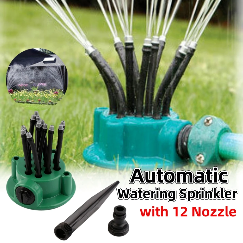 Multi-Nozzle Garden Sprinkler 360 Degree Auto Rotation Greening Sprinkler Water-saving Wide Coverage for Outdoor Patio Courtyard
Multi-Nozzle Garden Sprinkler 360 Degree Auto Rotation Greening Sprinkler Water-saving Wide Coverage for Outdoor Patio Courtyard