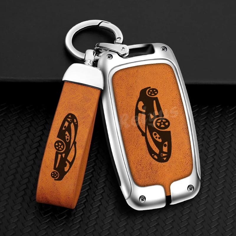 Metal Leather Key Case Cover Shell for Land Rover Range Rover Sport Evoque Freelander for Jaguar XF XJ XE XJL XF Key Fob
Metal Leather Key Case Cover Shell for Land Rover Range Rover Sport Evoque Freelander for Jaguar XF XJ XE XJL XF Key Fob