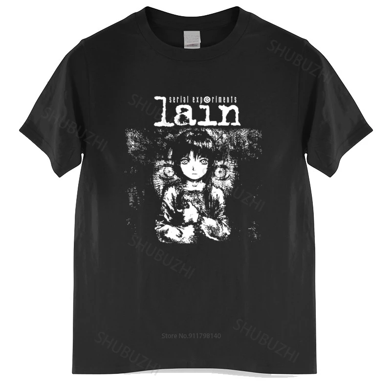 Men's T-Shirt Collection Lain T-Shirt Men's Japanese Manga Iwakura Tee Men's Black T-Shirt T Shirts Men Goth Clothes
Men's T-Shirt Collection Lain T-Shirt Men's Japanese Manga Iwakura Tee Men's Black T-Shirt T Shirts Men Goth Clothes