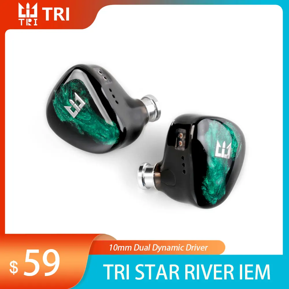 TRI Star River 2DD Best In Ear Wired HIFI IEMs Earphone 10mm Dual Dynamic Driver Monitor with Tuning Switch 4.4mm Balanced Plug
TRI Star River 2DD Best In Ear Wired HIFI IEMs Earphone 10mm Dual Dynamic Driver Monitor with Tuning Switch 4.4mm Balanced Plug