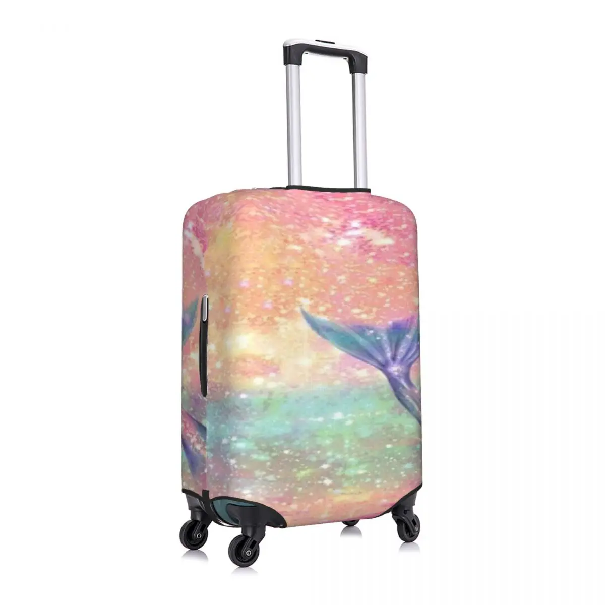 Mermaid Tail Pink Background Luggage Cover Spandex Suitcase Protector Fits 19-21 Inch
Mermaid Tail Pink Background Luggage Cover Spandex Suitcase Protector Fits 19-21 Inch