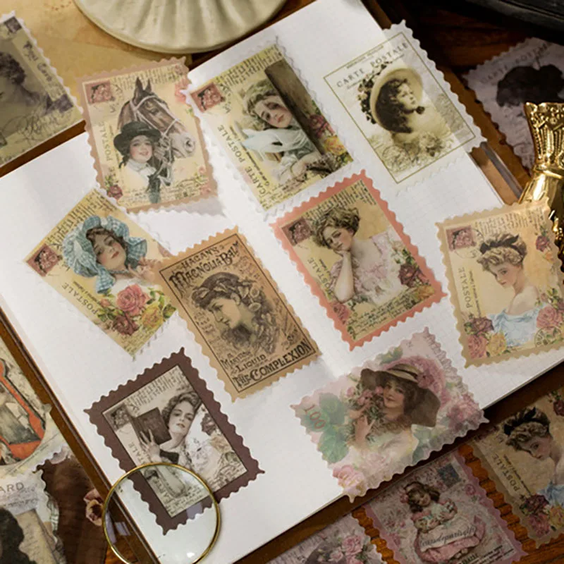 60pcs/lot Vintage Antique Washi Stickers Junk Journal Ephemera Diary Decorative Sticker Album Scrapbooking Craft Ladies Stickers
60pcs/lot Vintage Antique Washi Stickers Junk Journal Ephemera Diary Decorative Sticker Album Scrapbooking Craft Ladies Stickers