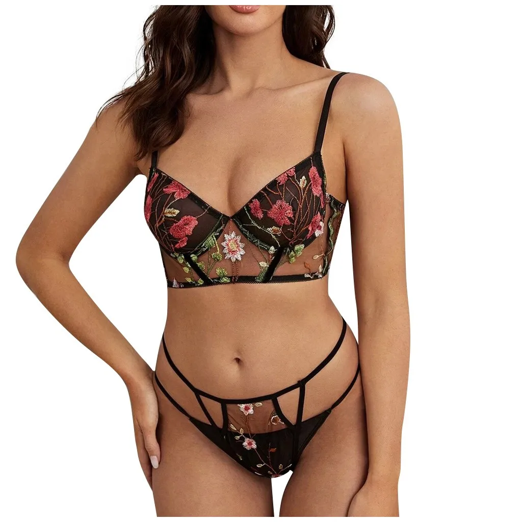 Комплект из 2 предметов с вышивкой, нижнее белье, высокая талия, бандажные Трусики танга, Женский комплект с бюстгальтером, кружевной бюстга...
Комплект из 2 предметов с вышивкой, нижнее белье, высокая талия, бандажные Трусики танга, Женский комплект с бюстгальтером, кружевной бюстга...