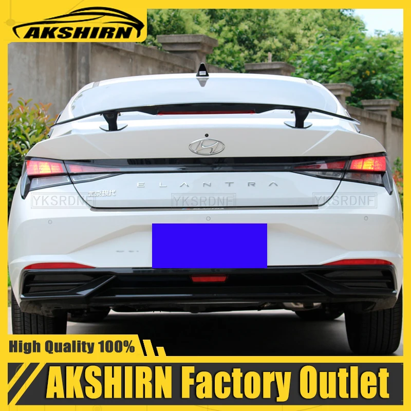 Universal Car Spoilers for Hyundai Elantra Avante CN7 2020 2021 Abs Plastic Rear Trunk Sedan Spoiler Car Tail Wing Decoration 
Universal Car Spoilers for Hyundai Elantra Avante CN7 2020 2021 Abs Plastic Rear Trunk Sedan Spoiler Car Tail Wing Decoration