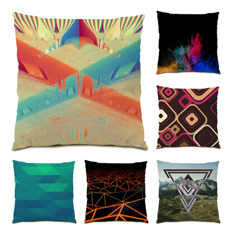 Artistic Colorful Cute Pattern Cushion Covers 45x45 Simple Decorative Polyester Linen Velvet Decoration Home Pillowcases E0607 
Artistic Colorful Cute Pattern Cushion Covers 45x45 Simple Decorative Polyester Linen Velvet Decoration Home Pillowcases E0607