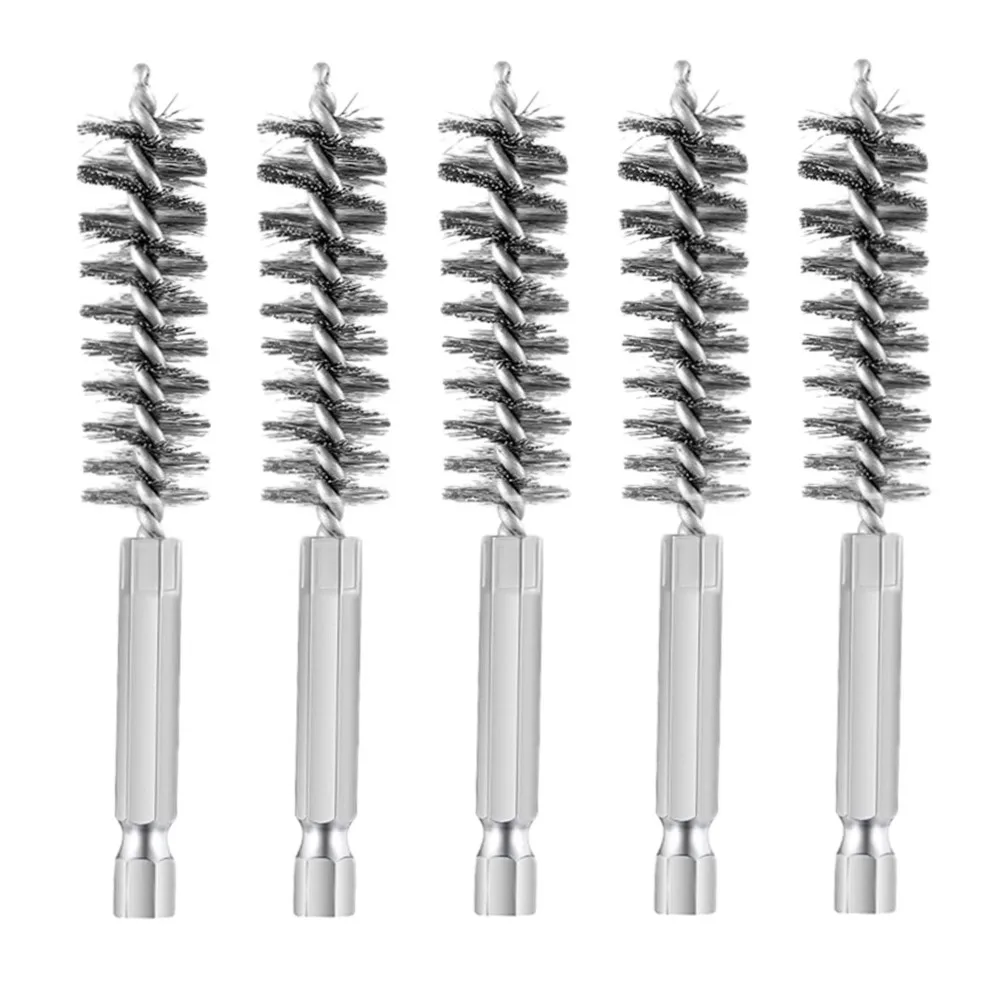 5pcs Stainless Steel Bore Wire Brushes Cleaning Brush With 1/4 Inch Hex Shank Handle For Cleaning Polishing Removing Paint/rust
5pcs Stainless Steel Bore Wire Brushes Cleaning Brush With 1/4 Inch Hex Shank Handle For Cleaning Polishing Removing Paint/rust
