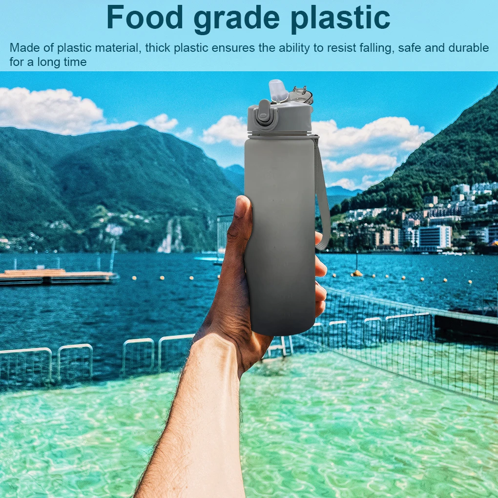 1L Large Capacity Water Bottle With Bounce Cover Reminder Frosted Leakproof Cup For Outdoor Sports Fitness
1L Large Capacity Water Bottle With Bounce Cover Reminder Frosted Leakproof Cup For Outdoor Sports Fitness