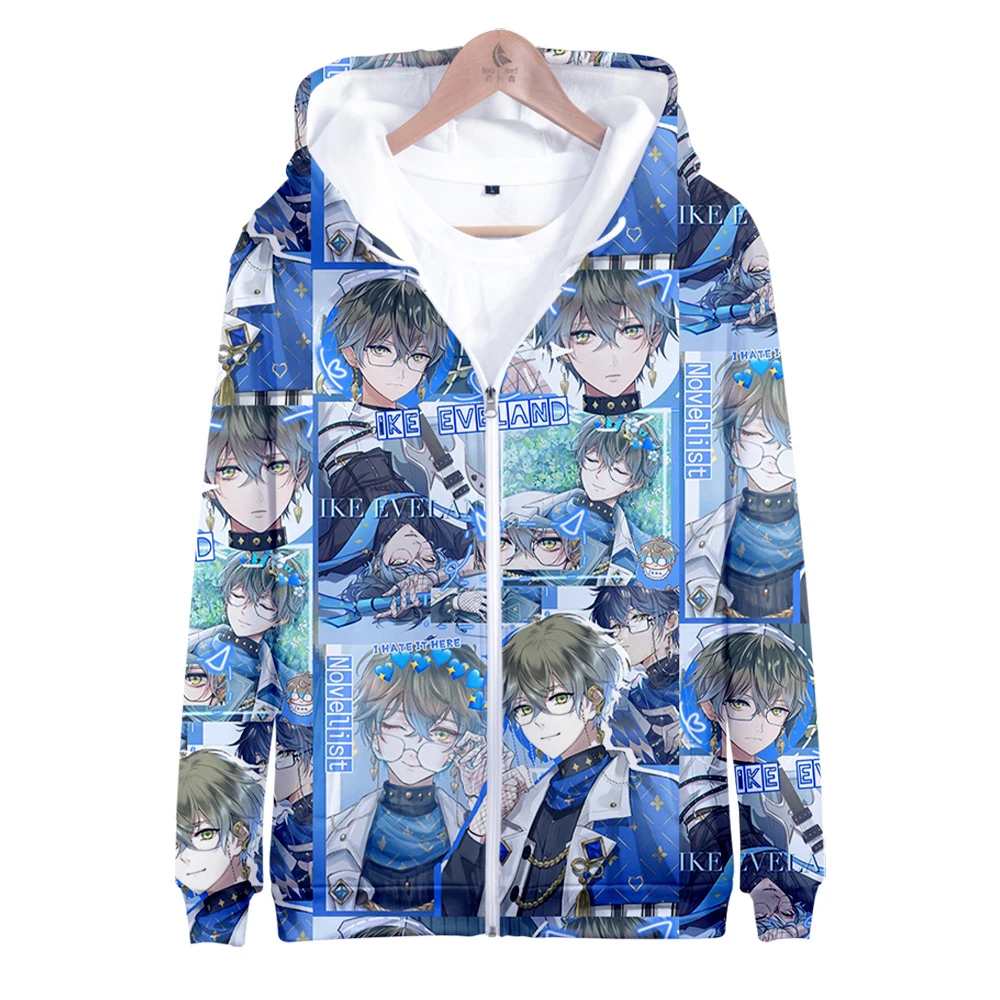 Толстовка на молнии HOLOLIVE VTuber хита Rias Merch, осенне-зимняя уличная одежда для мужчин и женщин, свитшот на молнии с капюшоном, одежда
Толстовка на молнии HOLOLIVE VTuber хита Rias Merch, осенне-зимняя уличная одежда для мужчин и женщин, свитшот на молнии с капюшоном, одежда