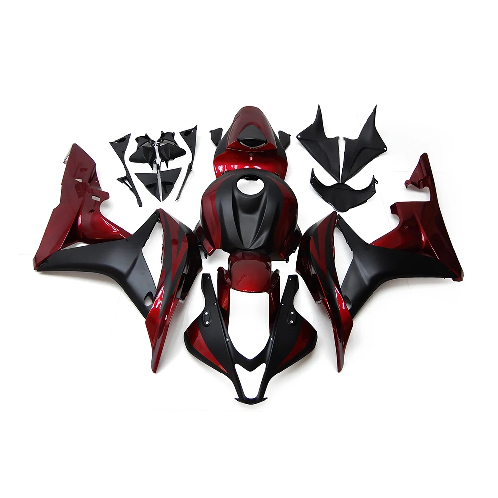 Новый комплект обтекателей из АБС-пластика под давлением Подходит для HONDA CBR600RR F5 2007 2008 07 08 набор обтекателей Красного матового черного цвета
Новый комплект обтекателей из АБС-пластика под давлением Подходит для HONDA CBR600RR F5 2007 2008 07 08 набор обтекателей Красного матового черного цвета