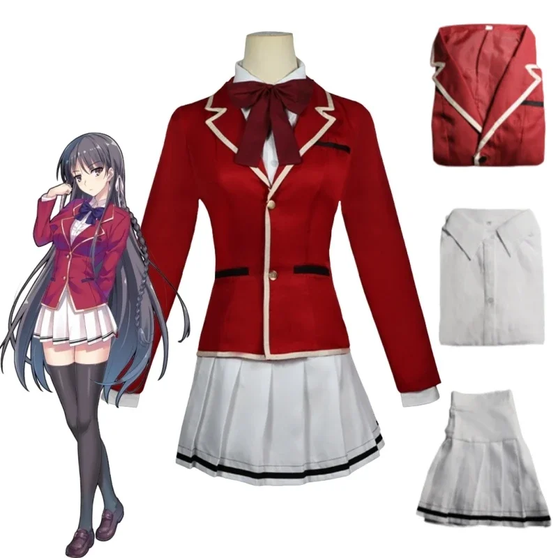 Anime Classroom of The Elite Horikita Suzune Cosplay School Girl Uniform Suit Set Coat Skirt Halloween Carnival Party Costumes
Anime Classroom of The Elite Horikita Suzune Cosplay School Girl Uniform Suit Set Coat Skirt Halloween Carnival Party Costumes