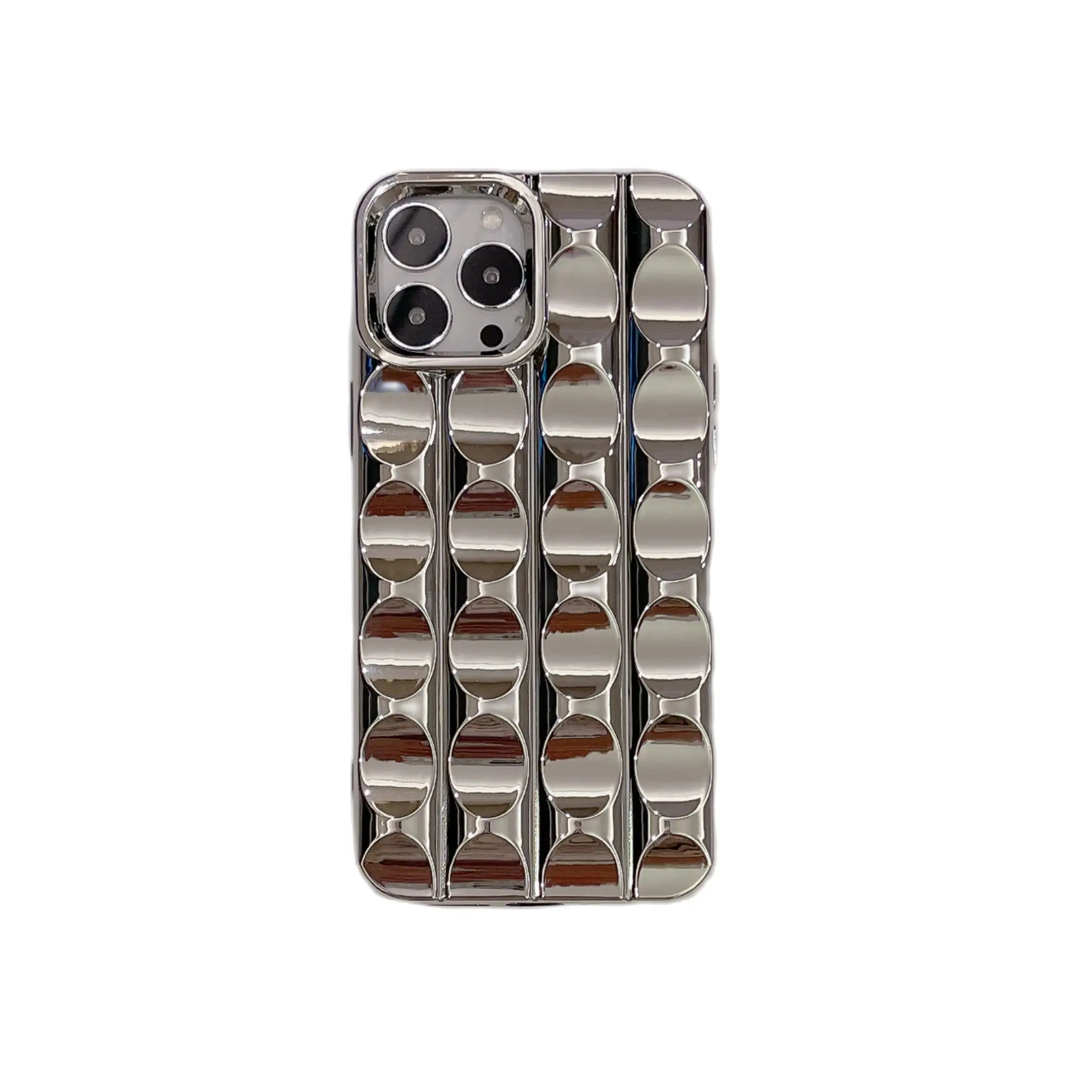 INS Luxury Electroplated Silver Case for iPhone 14 13 Pro Max 12 11 Pro Plus Shockproof Shell Concave Convex Protective Cover
INS Luxury Electroplated Silver Case for iPhone 14 13 Pro Max 12 11 Pro Plus Shockproof Shell Concave Convex Protective Cover