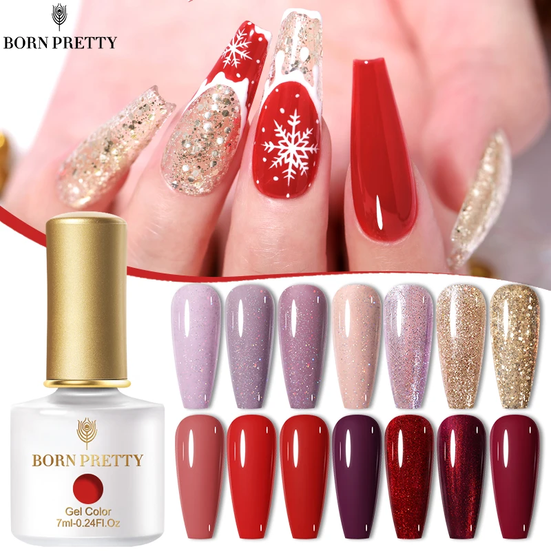 BORN PRETTY Nail Gel Polish Christmas Nails 7ml Red Green Gold Silver Gel Nail Polish Soak Off UV LED Glitter Gel All for Nails
BORN PRETTY Nail Gel Polish Christmas Nails 7ml Red Green Gold Silver Gel Nail Polish Soak Off UV LED Glitter Gel All for Nails