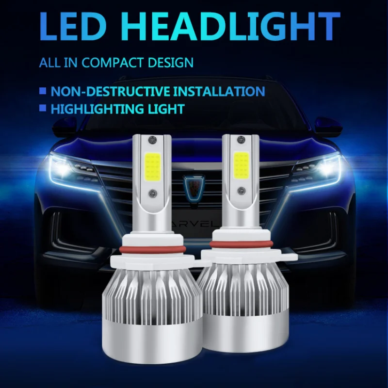 36W 4800LM Update Car Led Fog Light H1 H7 H4 H11 High Beams COB Bulbs Lamp Led Headlight Car Automotive Vehicles Auto Parts
36W 4800LM Update Car Led Fog Light H1 H7 H4 H11 High Beams COB Bulbs Lamp Led Headlight Car Automotive Vehicles Auto Parts