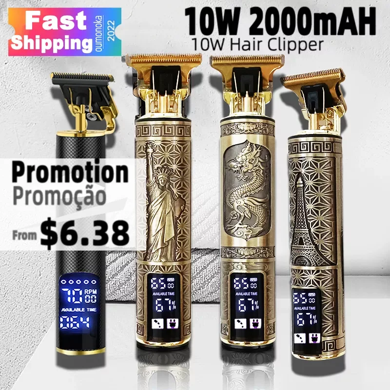 2022 New Trimmer for Men Professional Hair Clipper Barber Mower Electric Shaver Hair Cutter Beard Clipper Hair Cutting Machine
2022 New Trimmer for Men Professional Hair Clipper Barber Mower Electric Shaver Hair Cutter Beard Clipper Hair Cutting Machine