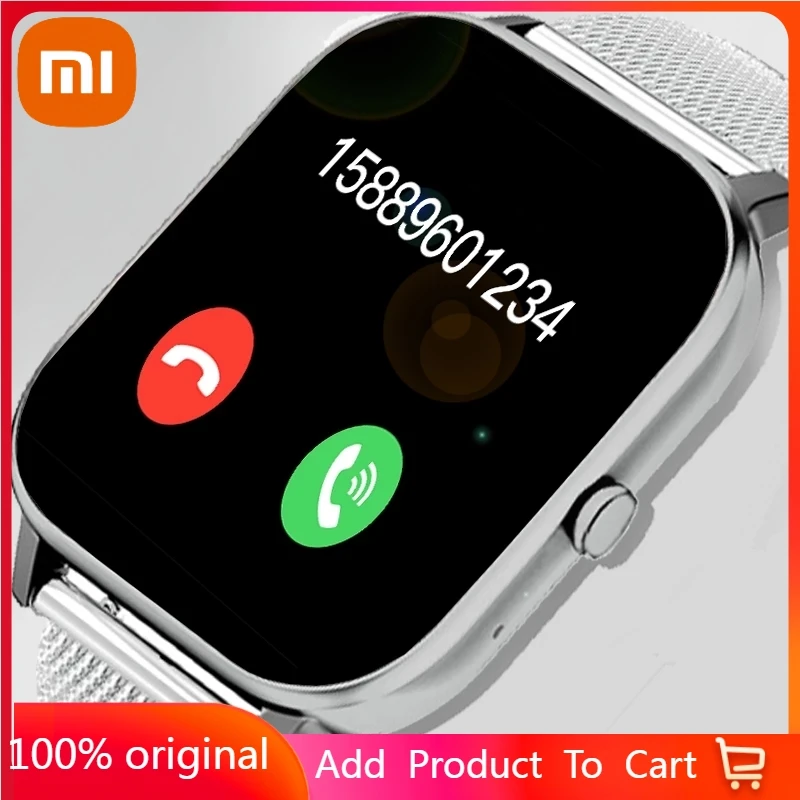 Xiaomi Music Smartwatch Bluetooth Call Smart Watch Men Full Touch Screen Sport Fitness Heart Rate Watch For Huawei Android Ios 
Xiaomi Music Smartwatch Bluetooth Call Smart Watch Men Full Touch Screen Sport Fitness Heart Rate Watch For Huawei Android Ios
