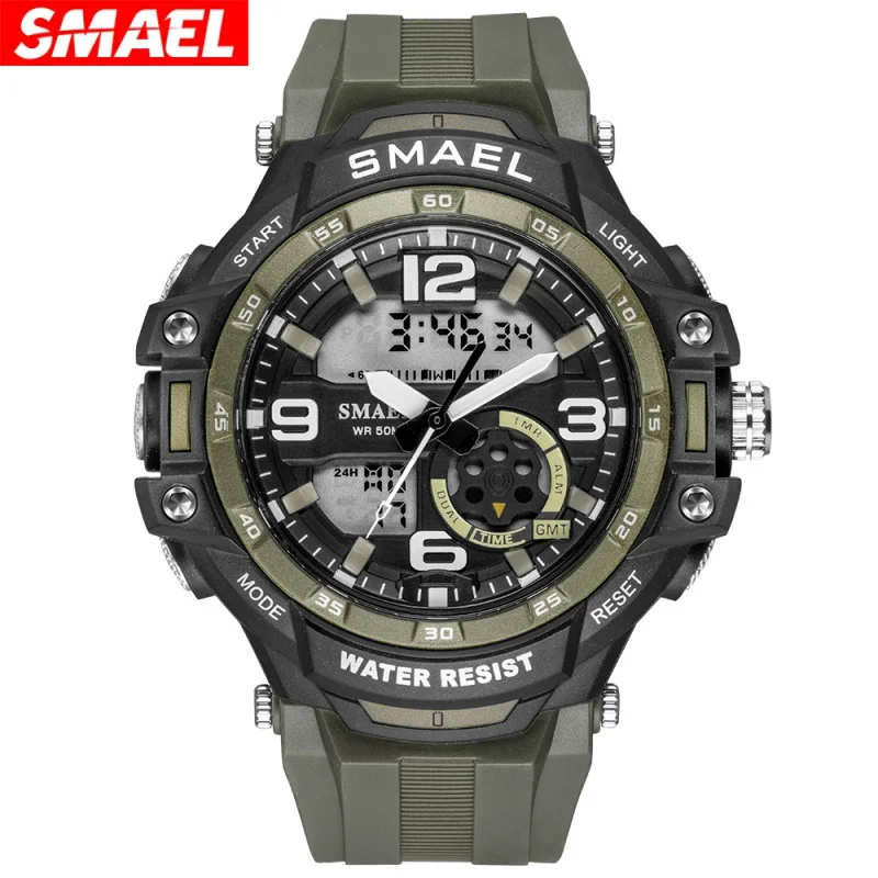 

Smael Smael Watch 1350 Multi-Function Sports Calendar Alarm Clock Luminous Waterproof Outdoor Electronic Watch