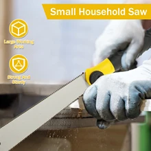 Japanese Hand Saw Sharp High Carbon Steel Pull Saw Ergonomic Non-slip Flush Cut Saw with 3 Saw blades Cutting Trimming Tool 2023