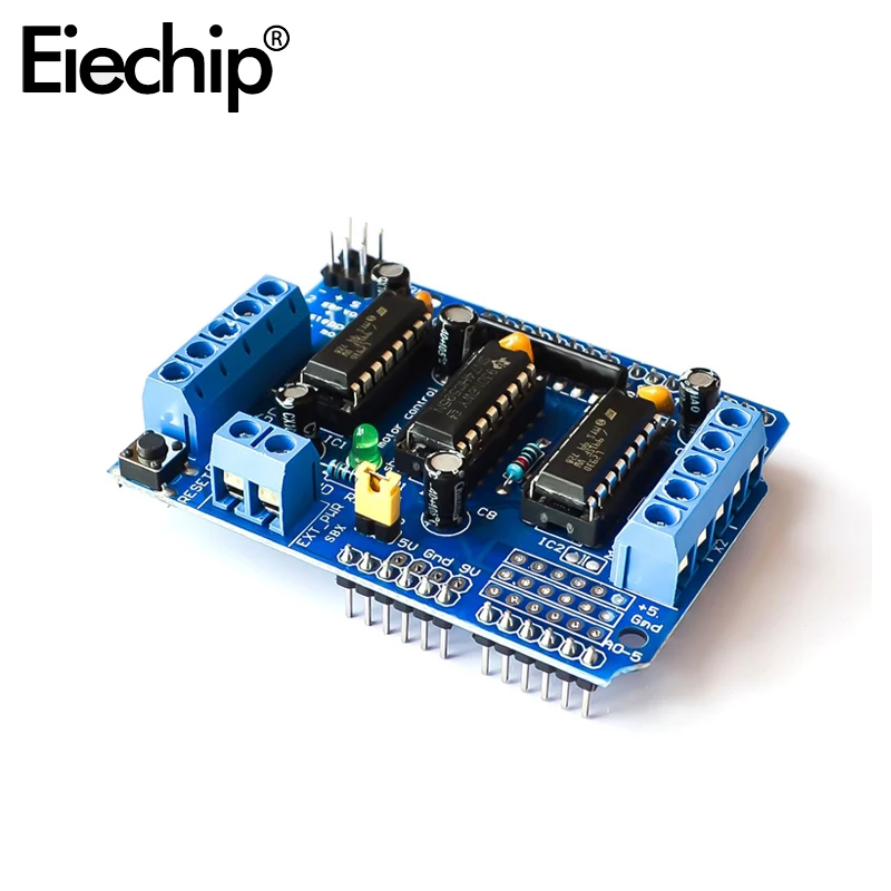 1pcs L293D motor control shield motor drive expansion board FOR Arduino motor shield
1pcs L293D motor control shield motor drive expansion board FOR Arduino motor shield