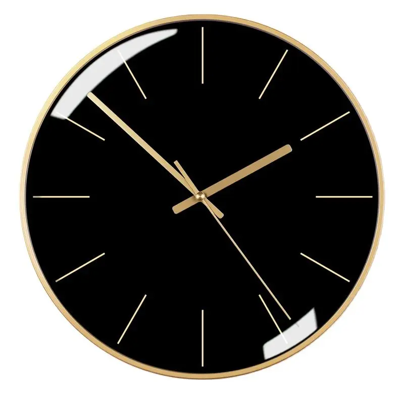Nordic Modern Wall Clock Metal Silent Luxury Wall Watch Mechanism Living Room Bedrooms Quartz Clocks Horloge Mural Decor SC190
Nordic Modern Wall Clock Metal Silent Luxury Wall Watch Mechanism Living Room Bedrooms Quartz Clocks Horloge Mural Decor SC190
