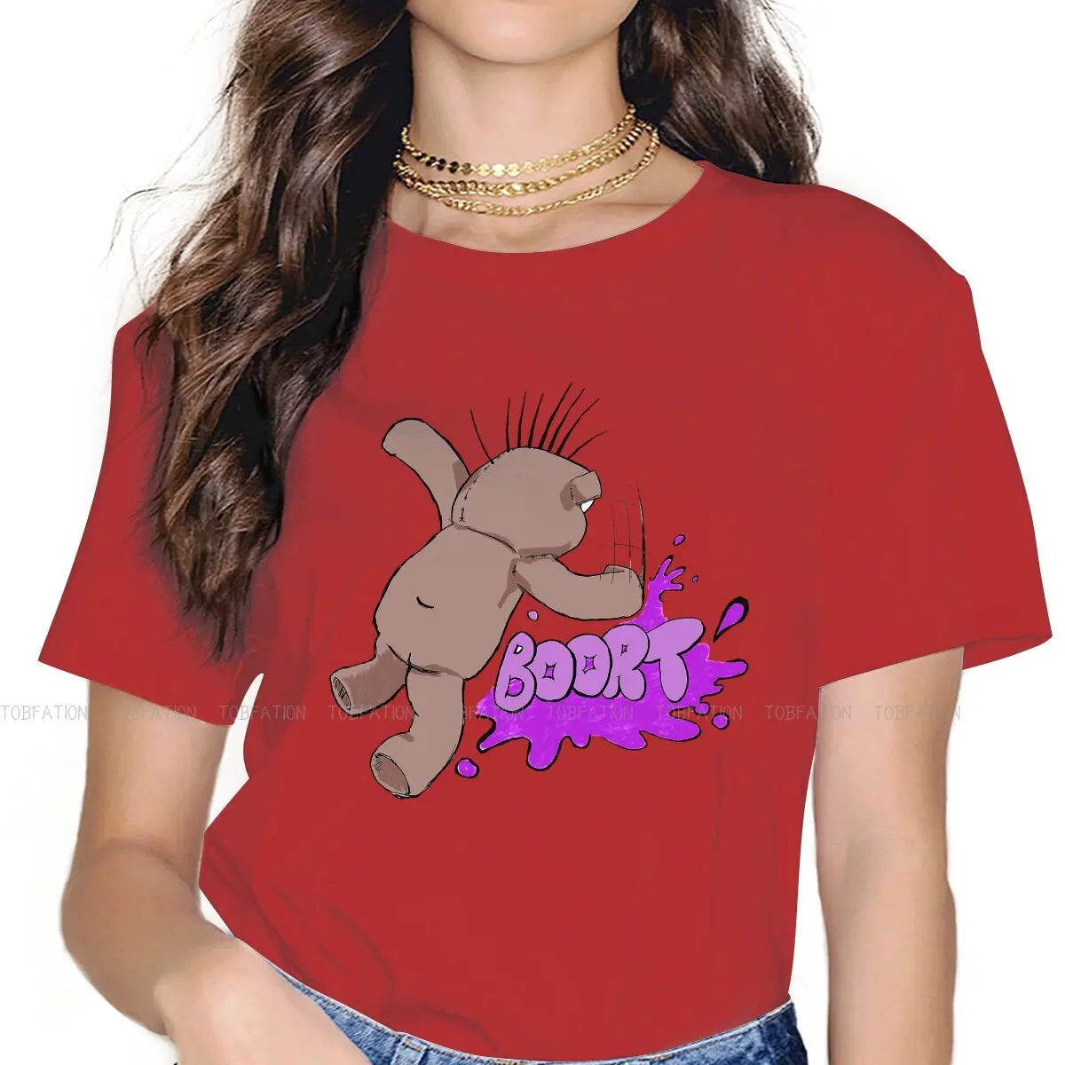 BOORT Round Collar TShirt Psycho Ted Pure Cotton Original T Shirt Woman's Individuality Big Sale
BOORT Round Collar TShirt Psycho Ted Pure Cotton Original T Shirt Woman's Individuality Big Sale