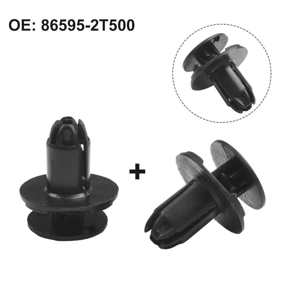 Hot Sale 10x Retainer Clips 1420608250B 86590-28000 865952T500 8mm Hole Black Head Diameter 18mm Length 14mm Nylon
Hot Sale 10x Retainer Clips 1420608250B 86590-28000 865952T500 8mm Hole Black Head Diameter 18mm Length 14mm Nylon