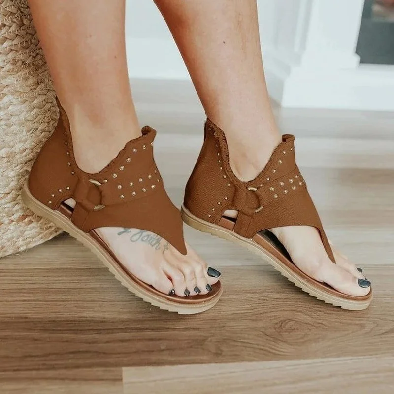 2022 Sandals Summer Women Flat Jean Rivet Deco Sandals Casual Buckle Back Zipper Open Toe Breathable Beach Shoes Plus Size 35~43
2022 Sandals Summer Women Flat Jean Rivet Deco Sandals Casual Buckle Back Zipper Open Toe Breathable Beach Shoes Plus Size 35~43