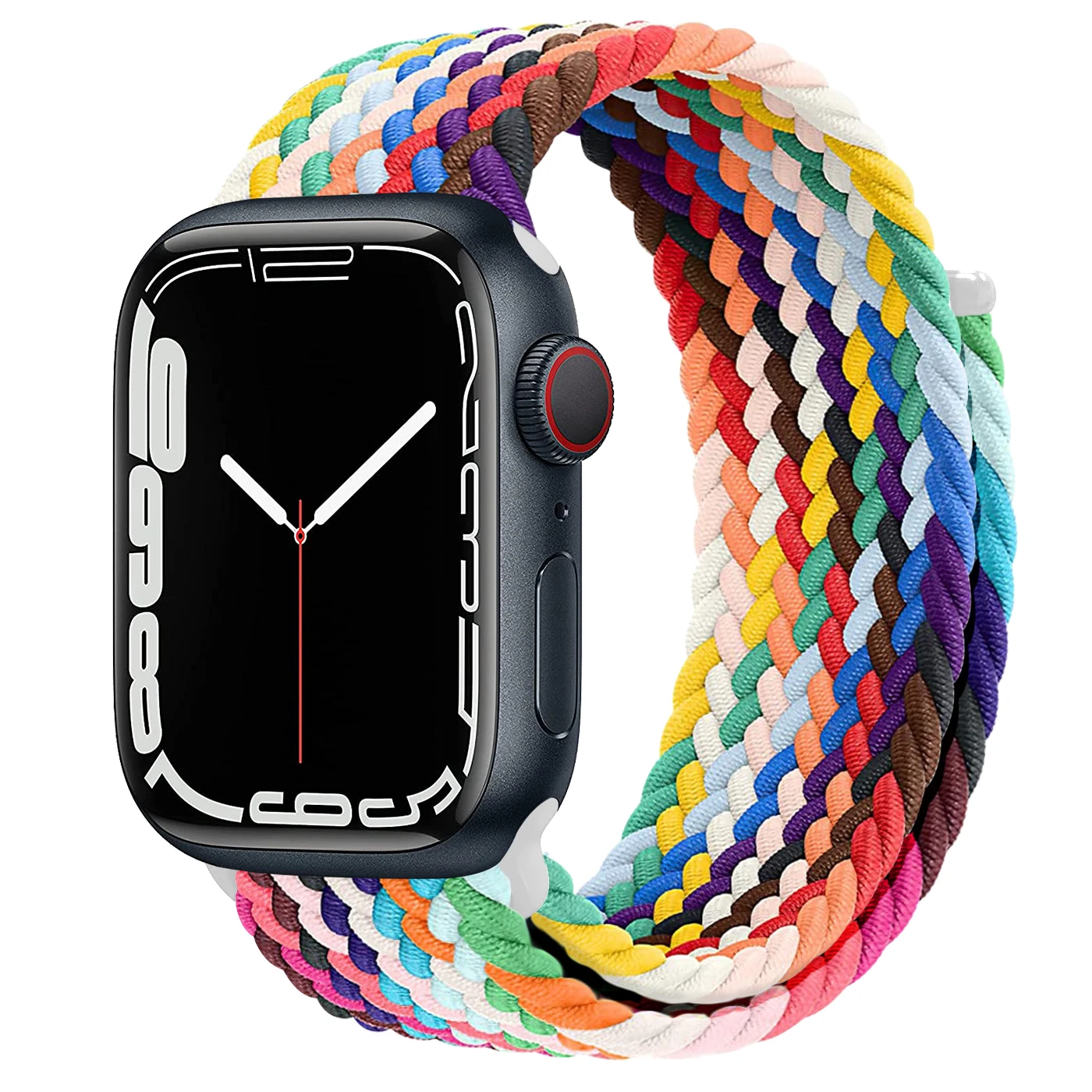 Ремешок для Apple watch band 44 мм 40 мм 45 мм 41 мм 42 мм 38 мм, нейлоновый Плетеный Эластичный соло-браслет для iWatch Series 3 4 5 se 6 7
Ремешок для Apple watch band 44 мм 40 мм 45 мм 41 мм 42 мм 38 мм, нейлоновый Плетеный Эластичный соло-браслет для iWatch Series 3 4 5 se 6 7
